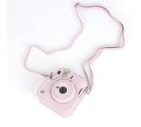 FUANA PU Leather Camera Bag for Instax Mini 12, Compact Protective Case with Shoulder Strap, Scratch-Resistant and Water-Resistant, Multiple Colors Available Earphone Cable