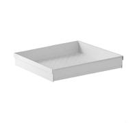 FUANA Pull-Out Cabinet Organizer Adjustable No-Drill Drawers, White
