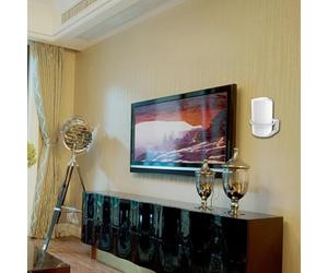 FUANA Removable Wall Mount Kit for EERO Pro7, Metal Wall Mount for Pro7 with 17.2 * 12 * 8cm Compact Design, White for Home or Office Organization Earphone Cable