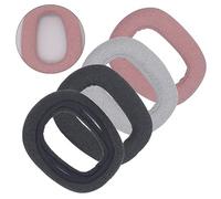 FUANA Replacement Memory Foam Ear Pads with Protein Leather for Logitech Zone and Vibe100, 16x10x3cm, Black Earphone Cable