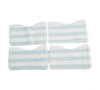 FUANA Replacement Microfiber Cleaning Pad for Leifheit 0 Wiper, High Absorbency Washable Reusable Removes Dirt Moisture Streak-Free Easy Install(4 PACK)