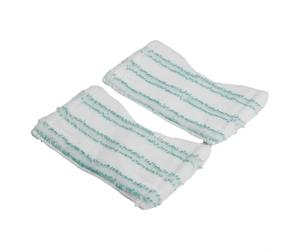 FUANA Replacement Microfiber Cleaning Pad for Leifheit 0 Wiper, High Absorbency Washable Reusable Removes Dirt Moisture Streak-Free Easy Install(2 PACK)
