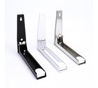 FUANA Retractable Folding Oven Rack for Kitchen Wall Mounted Oven, Stainless Steel 201/304, 400mm Extension, with Mounting Hardware Door Lock