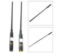 FUANA RH660S High-Gain Dual Telescopic Antenna for SMA-Female Male 3.0dB 5.0dB 10W for Kenwood LINTON PUXING WEIERWEI QUANSHENG WOUXUN HYT TYT BAOFENG YAESU Vertex Electric Tester Sensor Receiver