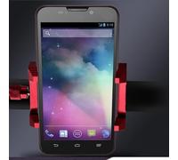 FUANA Robust Aluminium Phone Stand for Electric Scooter Vibration Resistant and Scratch Proof Design (Black)