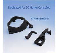 FUANA Silent Game Console Mini Fan 3D Printing Installation Kit for Dreamcast with Custom Cable and 10K Resistor, for NOCTUA NF-A4x10 5V Earphone Cable