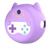 FUANA Silicone Case for Punirunes Virtual Pet, Protective Custom Fit with Lanyard, Soft Touch for Grip, 8.3 * 8.1 * 6cm, Pink Earphone Cable