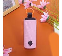 FUANA Silicone Case for Skullcandy Dime-Evo, Shock Resistant and Scratch Protective, Custom Fit with Precise Cutouts, Lightweight and Portable Design, Black Earphone Cable