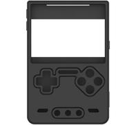 FUANA Silicone Case for TRIMUI BRICK, Soft Anti-Scratch Protection with Custom Fit 11.4 * 7.6 * 2.4cm, Lightweight Portable Design, for Gaming Console (Black) Earphone Cable