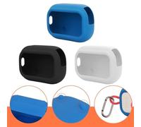 FUANA Silicone Cover Case for SoundCore Select 4, 124 * 87 * 52mm, for SoundCore Select 4 Speaker, Black/Blue/White Earphone Cable