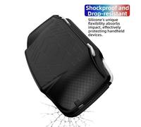 FUANA Silicone Protective Case for ANBERNIC RG34XX, Shockproof Dustproof Game Console Cover with Lanyard, Soft Ergonomic Fit for Handheld Gaming Earphone Cable