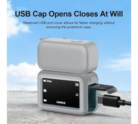 FUANA Silicone Protective Case for DJI Osmo Nano, Soft Touch Grip with Scratch-Resistant Fit, Lightweight Design for Action Camera, 2-Pack Earphone Cable