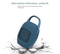 FUANA Silicone Protective Cover for JBL CLIP5 Speaker, Portable Design with Precise Fit, Scratch-Resistant Case for Outdoor Adventures, 3-Pack Includes Straps Earphone Cable