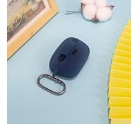 FUANA Silicone Protective Cover for JBL Endurance Race 2, Shockproof Waterproof Case with 360° Protection for Sweat Resistance and Easy Cleaning, Black Earphone Cable