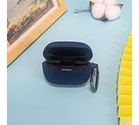 FUANA Silicone Protective Cover for JBL Endurance Race 2, Shockproof Waterproof Case with 360° Protection for Sweat Resistance, Includes Carabiner, Black Earphone Cable