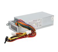 FUANA Small Chassis Power Supply 220W for L220AS-00 H220AS-00 H220NS-01 DPS-220UB CPB09-D220R PS-5221-6 PS-5221-9, 200mm x 90mm x 50mm, Silver Metal Case with High Safety Factor Tester Receiver