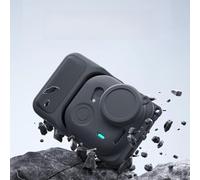 FUANA Soft Silicone Protective Case for Insta360 Go Ultra, 79.5 * 36.8 * 54.0mm, Lightweight Shockproof Cover with Precise Fit, 2-Pack with Lanyard Earphone Cable