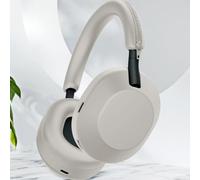 FUANA Soft Sweatproof Silicone Cover for Sony WH-1000XM6 Headphones, Waterproof Protection with Comfort Fit, 3-Pack (Black/Blue/Red) Earphone Cable