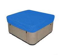 FUANA Square Pool Cover Thermal Insulation SPA Tub Protector Weatherproof Sunproof Rainproof with Drawstring Blue 130x130cm(260 * 160 * 20CM)