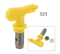 FUANA Steel Airless Spray Tip Nozzle for Wagner Paint Sprayers Compatible with #5xx & #6xx Series,4.9 x 5.6 cm,Yellow