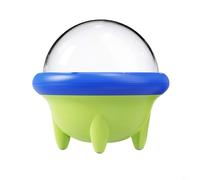 FUANA Switch Card Storage Box Rotating Game Card Case 360 Degree Display Case with 10 Card Slots for Switch 2 (Blue + Green)