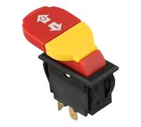 FUANA Table Saw Switch Replacement Compatible with DWE7480 DW745 DWE7499GD, Overload Protection, Waterproof Dustproof Design, Black Red, 1PCS