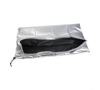 FUANA Telescope Cover 420D Polyester Oxford Fabric with Silver Coating for Outdoor Astronomy Protection 150x85cm Waterproof UV Resistant with Drawstring Silver