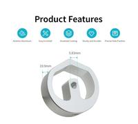 FUANA Tripod Adapter for STARLINK Mini, Aluminum Alloy 1/4 to 3/8 Mount with Anodized Finish, Precision Fit for Outdoor Use, Easy Installation Earphone Cable