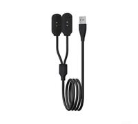 FUANA USB C Charger Cable for Tractive Devices - for rapid Charge Data Cord 1 Metre for Adventure XL Green XL(Black)