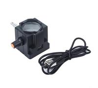 FUANA USB Powered Microscope Illumination Light Source with Adjustable Brightness Control White LED Ring Lamp for Stereo Video Microscopes(A)
