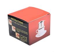 FUANA Vietnamese Coffee Filter Maker, Vietnamese Coffee Dripper Cups, Stainless Steel 50ml/100ml Capacity Coffee Pot