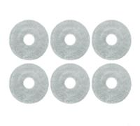 FUANA Washable Mop Pads L40 for A, L30s, L40 for CE/AE, Microfiber Cloth Robot for Vacuum Cleaner, Quick Snap Design, 6 Pack(6pcs)