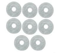 FUANA Washable Mop Pads L40 for A, L30s, L40 for CE/AE, Microfiber Cloth Robot for Vacuum Cleaner, Quick Snap Design, 6 Pack(8pcs)