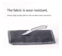 FUANA Waterproof Lithium Battery Storage Bag for LP-E6 LP-E8 NP-FW50 EN-EL14 EN-EL15 Cameras, 13.5 x 9.5 cm and 21 x 10 cm, Gray Earphone Cable