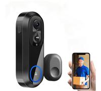 FUANA Wireless Video Doorbell 1080P for Tuya App Smart Intercom Camera with Two-Way Audio, IP65 Waterproof, for Ring, for iOS and Android Door Lock
