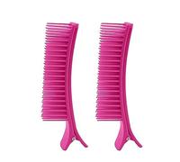 FUATY 2PCS Hair Clips for Styling Sectioning, Grip Styling Hair Parting Combs Clips for Salon Home Hair Cutting Coloring Foiling Placing Extensions