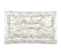 Fuauuyl Dog Bed Mat for Small Medium Dogs Washable Dog Sleeping Mattress | Flowers Anti-Slip Crate Pad 18x24 in