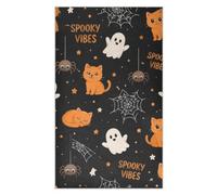 Fuauuyl Ghosts Cats Kitchen Towel Waffle Weave Dish Towels Soft Absorbent Hand Towel Microfiber Lint Free Dish Cloths for Kitchen, 18x30 in