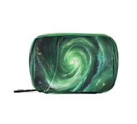 Fuauuyl Green Nebula Pill Case Weekly Pill Box Portable Travel