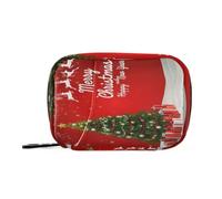 Fuauuyl Merry Christmas Pill Case Weekly Pill Box Portable Travel