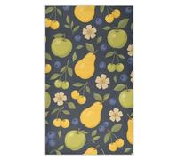 Fuauuyl Pears Apples Kitchen Towel Waffle Weave Dish Towels Soft Absorbent Hand Towel Microfiber Lint Free Dish Cloths for Kitchen, 18x30 in
