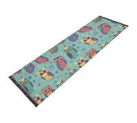 Fuauuyl Retro Owls Hallway Runner Rug 2x6 Non Slip Runner Rug with Rubber Backing, Soft Carpet Rugs for Kitchen Bedroom Entryway Living Room