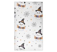 Fuauuyl Spooky Ghosts Kitchen Towel Waffle Weave Dish Towels Soft Absorbent Hand Towel Microfiber Lint Free Dish Cloths for Kitchen, 18x30 in