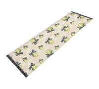 Fuauuyl Watercolor Pears Bows Hallway Runner Rug 2x6 Non Slip Runner Rug with Rubber Backing, Soft Carpet Rugs for Kitchen Bedroom Entryway Living Room
