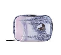 Fuauuyl Winter Forest Pill Case Weekly Pill Box Portable Travel