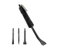 FUBAOLAI Pneumatic Chipping Hammer (6,500 SPM), Metal Straight Edge, Industrial Flux Chipper with 4 Chisels
