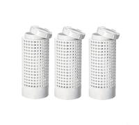 FUBESK 1/3pcs Worm Composter Ventilated In ground Worm Farm Composter 12x6x6 inches Food Waste Worm Composting Bin with Lid Compost Bin Outdoor for Garden, Yard, School(3pcs)