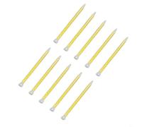 FUBESK 10PCS Epoxy Tubes Static Mixer,Transparent White Cover, Spiral Static Mixing Nozzle, 10-18 Mixers, AB Glue Mixing Tube(B)