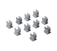 FUBESK 10pcs Tools Spring Terry Clips - Silver 6mm-28mm Heavy Duty Tool Storage Hangers for Garages Sheds Patios Cabinets Storage(6mm)