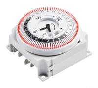FUBESK 24 Hours Timer Switch - Industrial Mechanical Timer Switch with Timing Device Panel - Protect and Control Your Electrical Devices with Ease, -10~55°C Operating Range